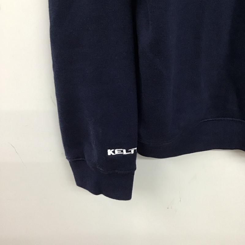 ケルティ KELTY トレーナー 長袖 長袖トレーナー スウェット クルーネック プルオーバー XL ロゴ、文字 紺 / ネイビー / メンズ USED 古着 中古 10137796