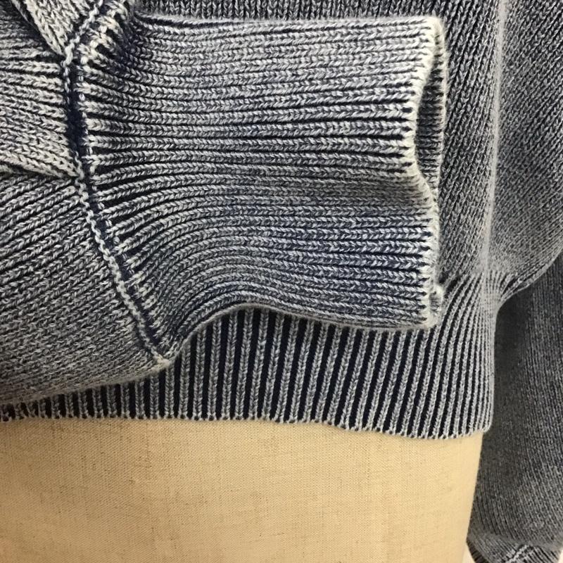 ジーナシス JEANASIS ニット、セーター 長袖 JS064188MN ショート丈 クロップド丈 FREE 無地 紺 / ネイビー /  レディース USED 古着 中古 10107067
