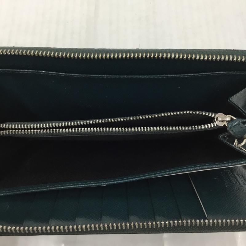 ヴィヴィアンウエストウッド Vivienne Westwood 財布 長財布 51080021 ラウンドファスナー 箱有 KENT TRAVEL R.ZIP ワンポイント 緑 / グリーン / メンズ USED 古着 中古 10106000