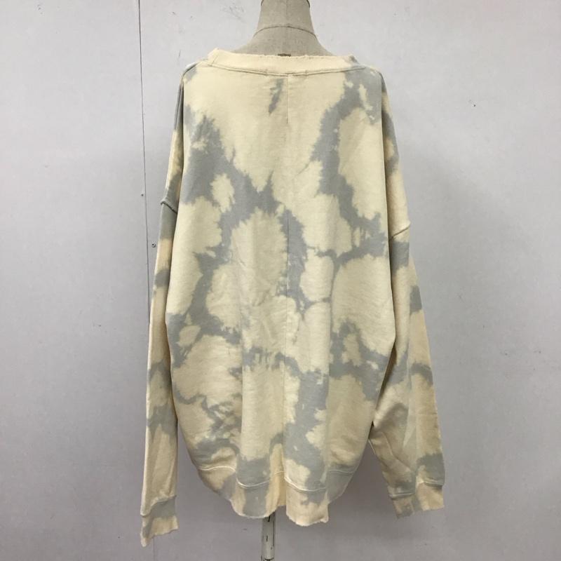 スライ SLY トレーナー 長袖 030eay80-6670 OVER BLEACH DAMAGE SW トップス FREE 総柄 マルチカラー / マルチカラー / レディース USED 古着 中古 10119784