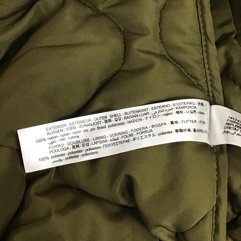 ザラ ZARA コート コート一般 4391 717 505 撥水加工パフジャケット キルティングコート S 無地 カーキ / カーキ / レディース USED 古着 中古 10112155