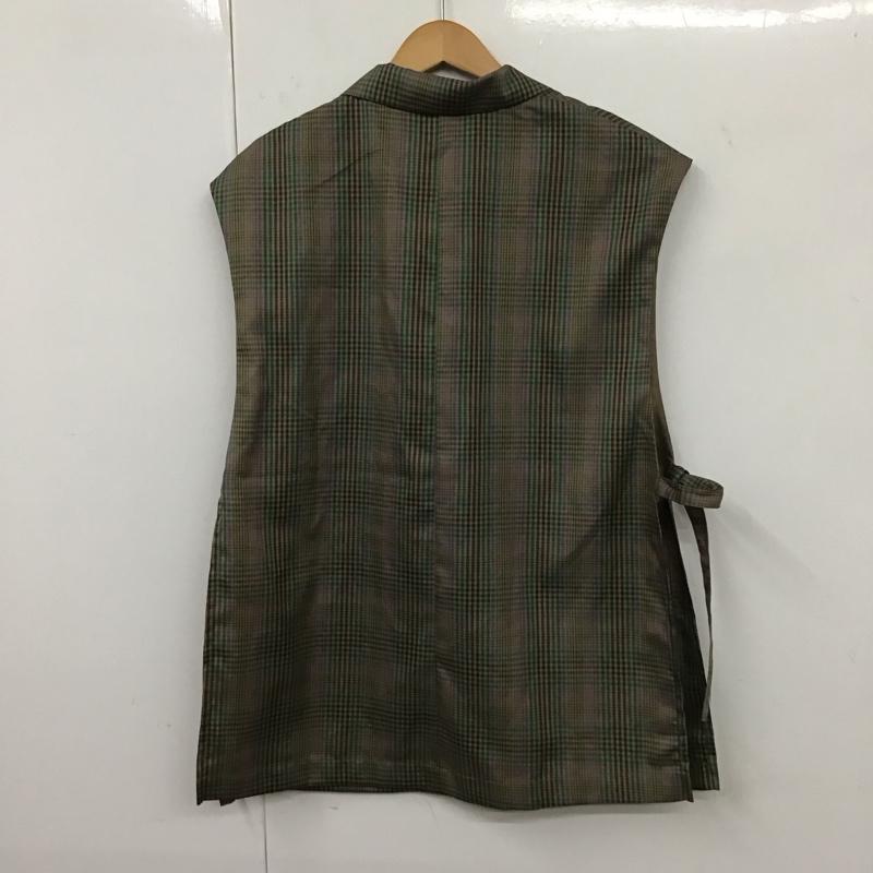 ダブルクローゼット w closet ベスト ベスト FREE チェック マルチカラー / マルチカラー / レディース USED 古着 中古 10131845