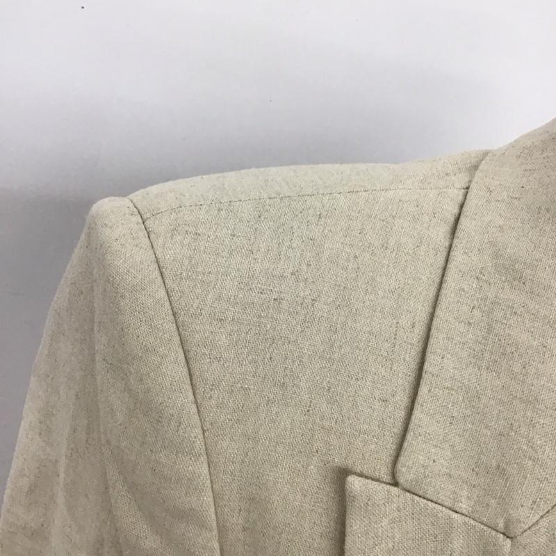ザラ ZARA ジャケット、上着 ジャケット、ブレザー カジュアルジャケット ロングジャケット カラージャケット S 無地 ベージュ / ベージュ / レディース USED 古着 中古 10123812