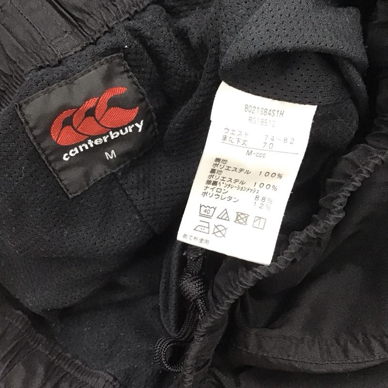 カンタベリー CANTERBURY セットアップ セットアップ ジャージ M 無地 黒 / ブラック / X 赤 / レッド / メンズ USED 古着 中古 10134436