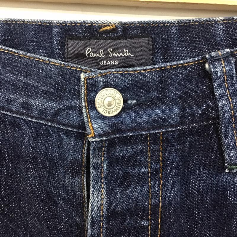 ポールスミス Paul Smith パンツ デニム、ジーンズ デニムパンツ ワイドパンツ カジュアルパンツ L 無地 インディゴ / インディゴ / メンズ USED 古着 中古 10128683