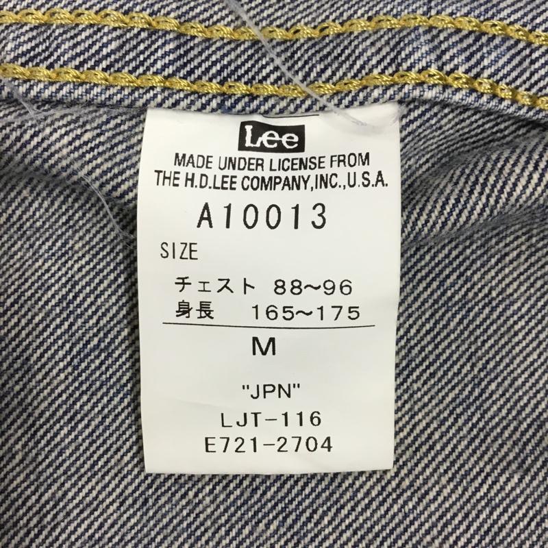 リーライダース LEERIDERS ジャケット、上着 ジャケット、ブレザー デニムジャケット カラージャケット 長袖ジャケット ブルゾン Gジャン M 無地 インディゴ / インディゴ / メンズ USED 古着 中古 10116583