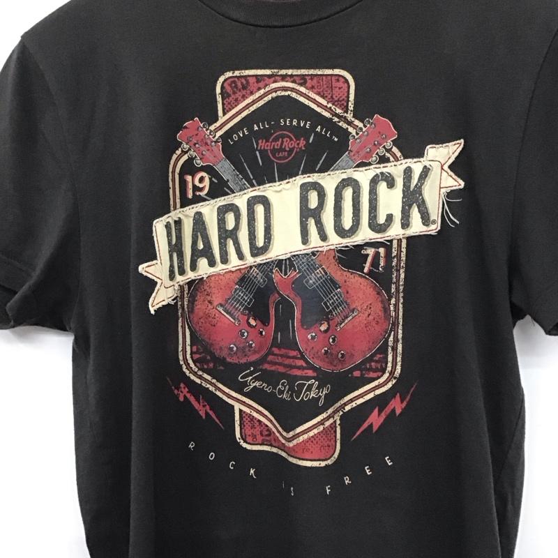 ハードロックカフェ HARD ROCK CAFE Tシャツ 半袖 半袖カットソー プリントTシャツ クルーネックカットソー S プリント 黒 / ブラック / メンズ USED 古着 中古 10138201