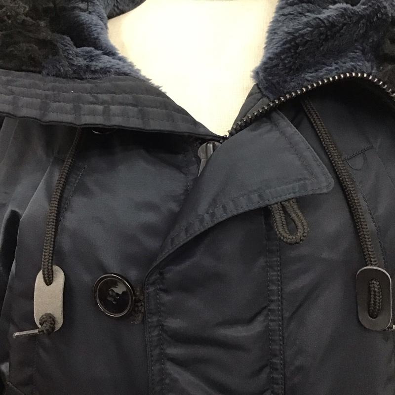 マウジー MOUSSY ジャケット、上着 ジャケット、ブレザー 0107aw30-6640 ミリタリージャケット ジップアップジャケット ナイロンジャケット 1 無地 紺 / ネイビー / レディース USED 古着 中古 10108825