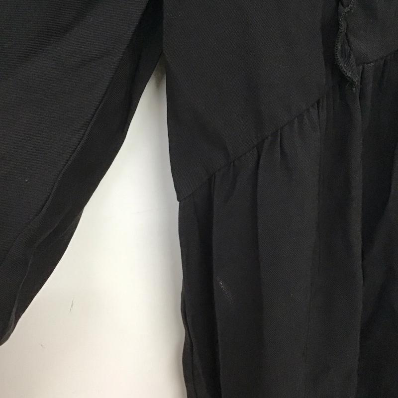 ザラ ZARA チュニック 長袖 M 無地 黒 / ブラック / レディース USED 古着 中古 10139495