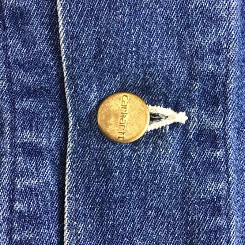 カーハート Carhartt ジャケット、上着 ジャケット、ブレザー デニム カバーオール 無地 水色 / ライトブルー / メンズ USED 古着 中古 10107843
