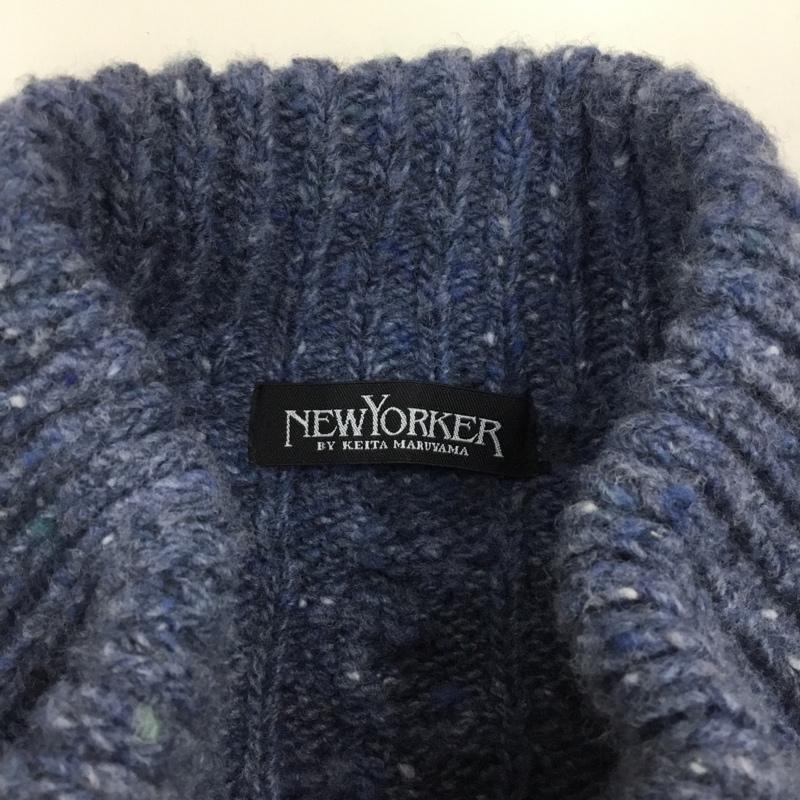 ニューヨーカー NEWYORKER ニット、セーター 長袖 長袖ニットカットソー ジップアップニット セーター M 総柄 マルチカラー / マルチカラー / メンズ USED 古着 中古 10113362