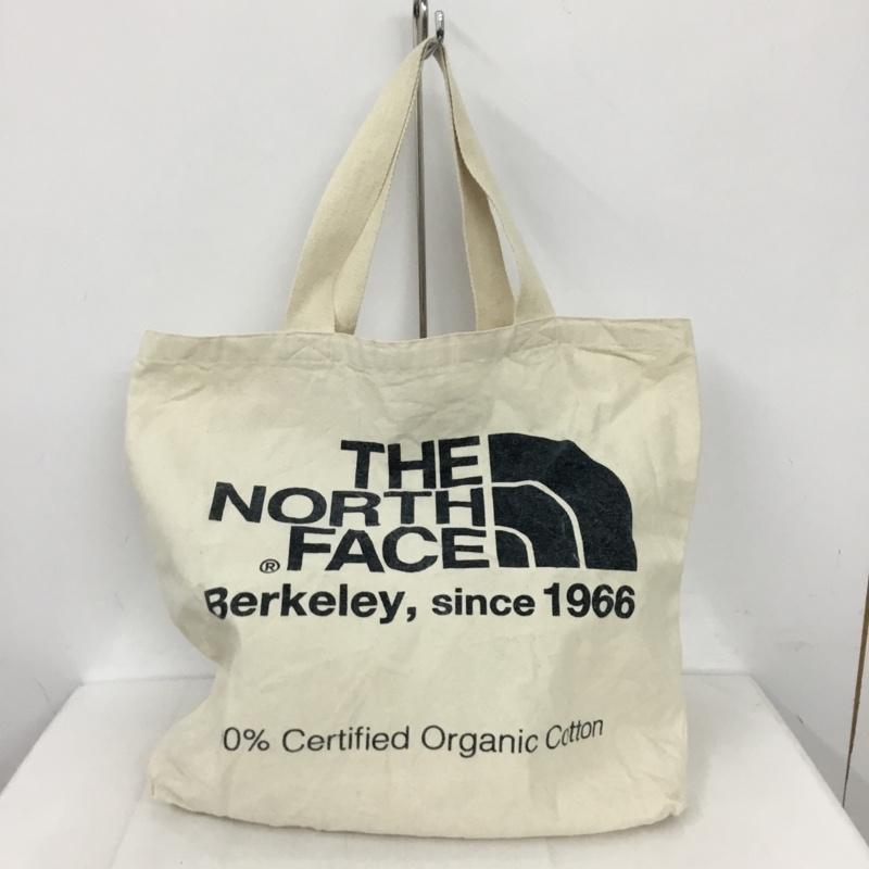 ザノースフェイス THE NORTH FACE トートバッグ トートバッグ オーガニックコットントート キャンバストート ロゴ、文字 アイボリー / アイボリー / メンズ USED 古着 中古 10131409