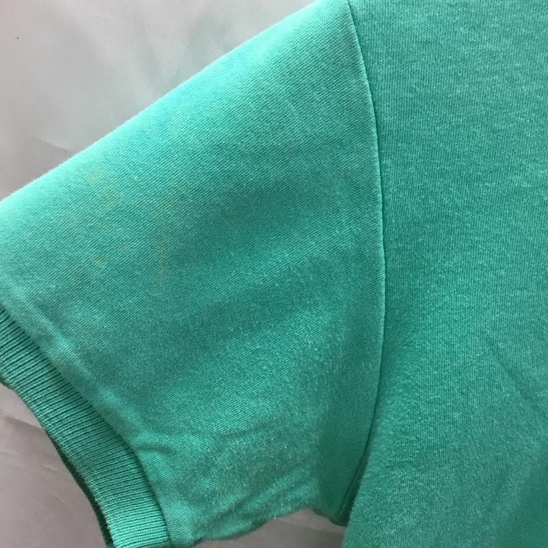 ラルフローレン RALPHLAUREN ポロシャツ 半袖 半袖カットソー プリントTシャツ クルーネックカットソー M ロゴ、文字 薄緑 / ライトグリーン /  メンズ USED 古着 中古 10113307