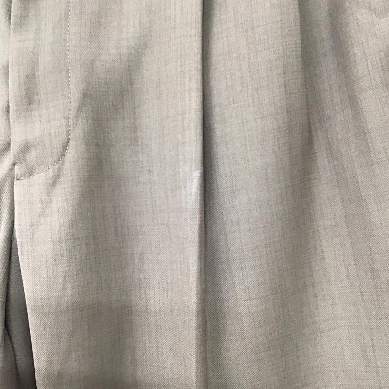 古着 USED パンツ スラックス claiborneスラックスパンツ ワイドパンツ センタータックパンツ 34 無地 カーキ / カーキ / メンズ USED 古着 中古 10131486