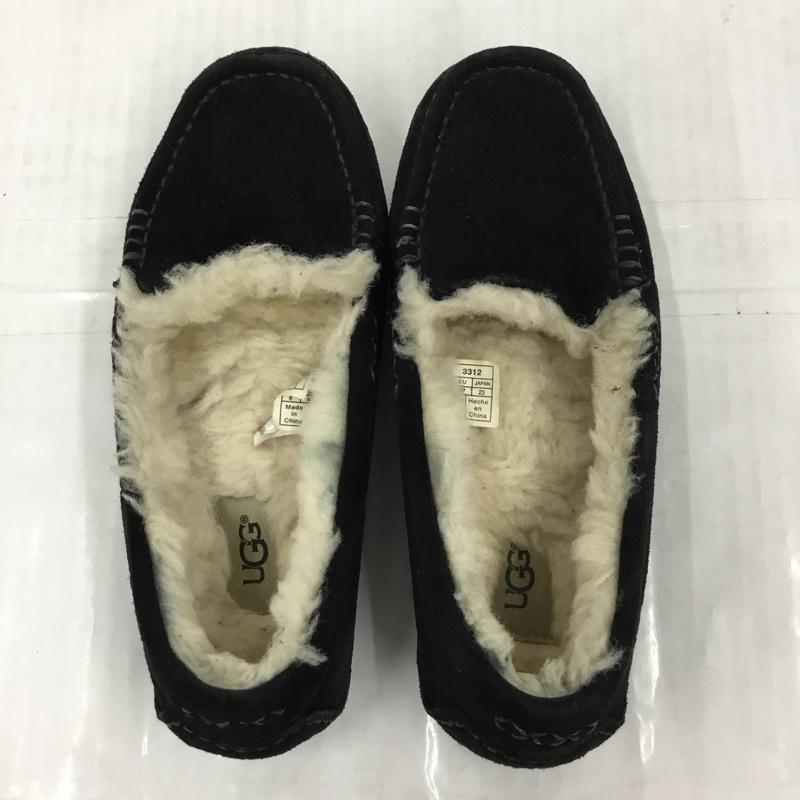 アグ UGG スリッポン スリッポン 3312 Ansley アンスレー モカシン 23cm 23.0cm 無地 黒 / ブラック / レディース USED 古着 中古 10105969