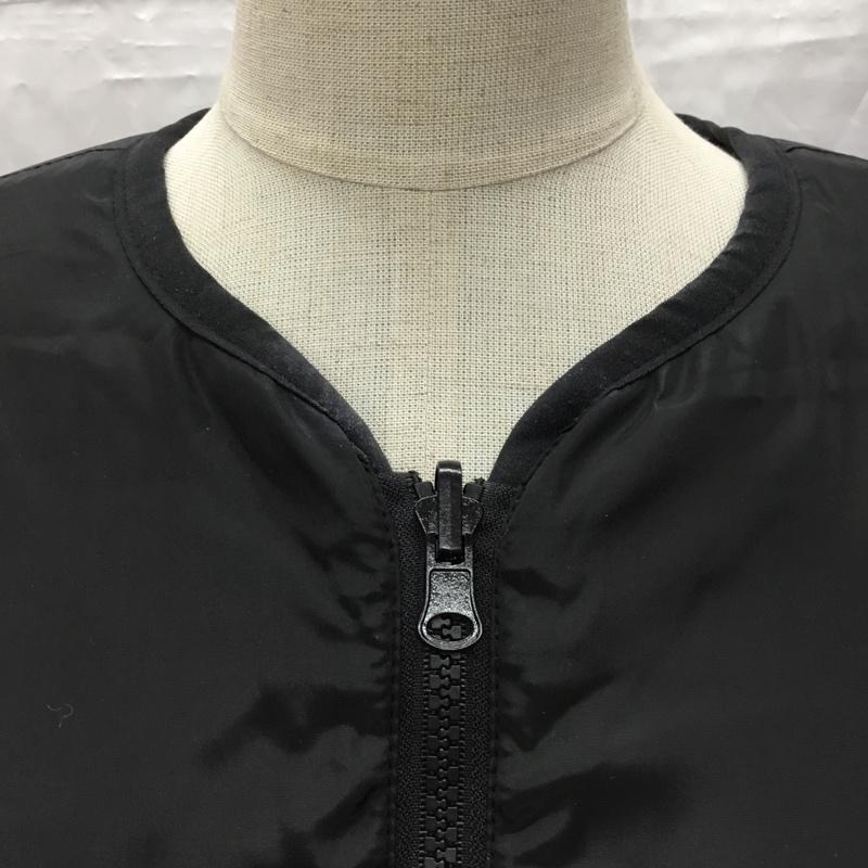 ジャバ Java ジャケット、上着 ジャンパー、ブルゾン cl4000 ノーカラーリバーシブルパイピングジャケット ボア M ロゴ、文字 黒 / ブラック / レディース USED 古着 中古 10107301