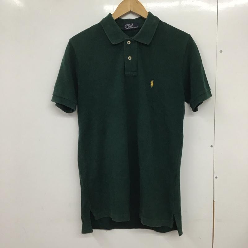 ポロバイラルフローレン Polo by RALPH LAUREN ポロシャツ 半袖 半袖ポロシャツ 半袖カットソー カラーシャツ ロゴ、文字 緑 / グリーン / メンズ USED 古着 中古 10132274