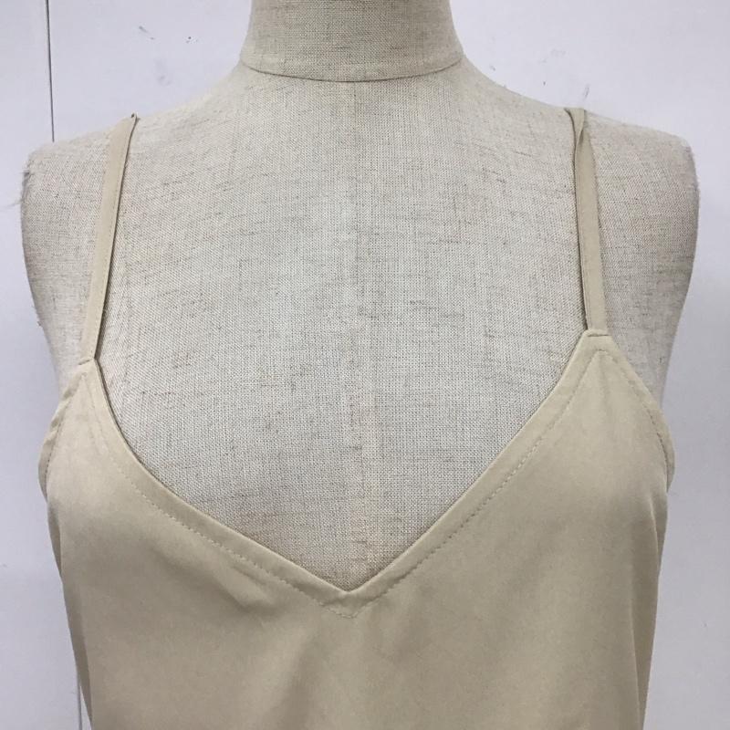 ダブルクローゼット w closet ワンピース ロングスカート FREE 無地 ベージュ / ベージュ / レディース USED 古着 中古 10121267