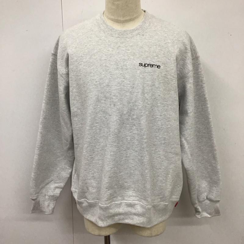 シュプリーム Supreme トレーナー 長袖 23aw nyccrewneck 長袖トレーナー スウェット L ロゴ、文字 灰 / グレー / メンズ USED 古着 中古 10115140