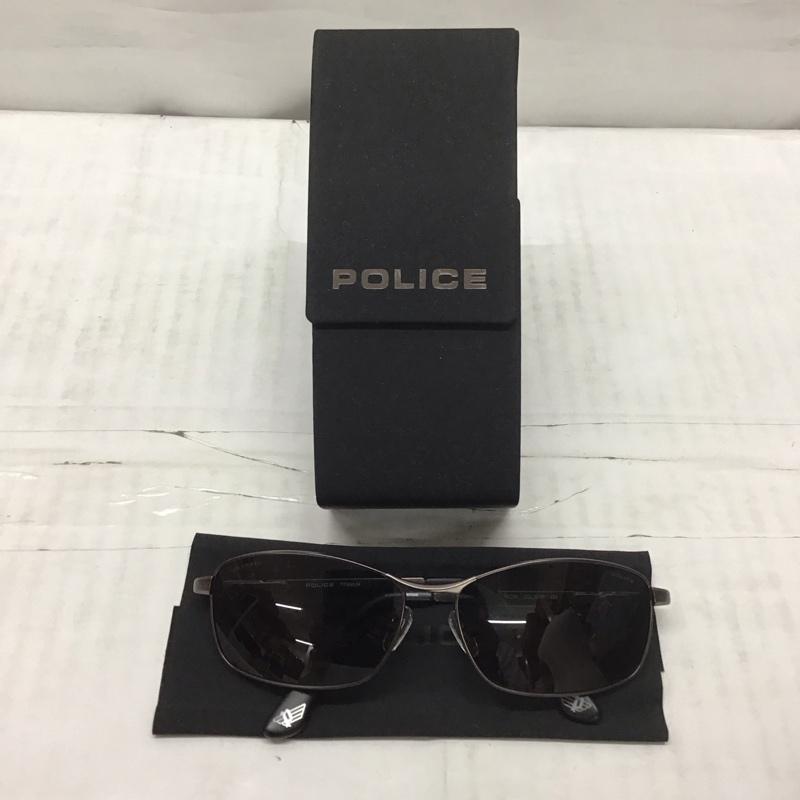 ポリス POLICE めがね・サングラス サングラス ORIGINS SPLE40J 59 15 COL627P ロゴ、文字 黒 / ブラック / メンズ USED 古着 中古 10113056