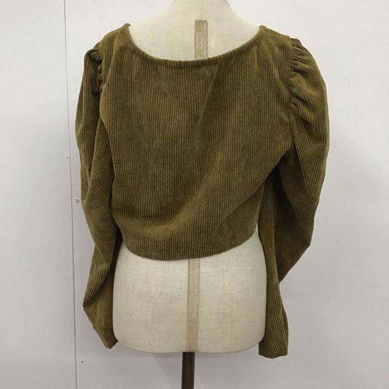 ザラ ZARA ジャケット、上着 ジャケット、ブレザー 7969 246 751 ショート丈 コーデュロイ トップス L 無地 キャメル / キャメル / レディース USED 古着 中古 10109690