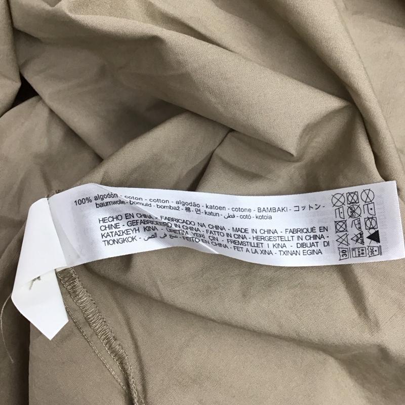 ザラ ZARA シャツ、ブラウス 長袖 S 無地 ベージュ / ベージュ / レディース USED 古着 中古 10124434