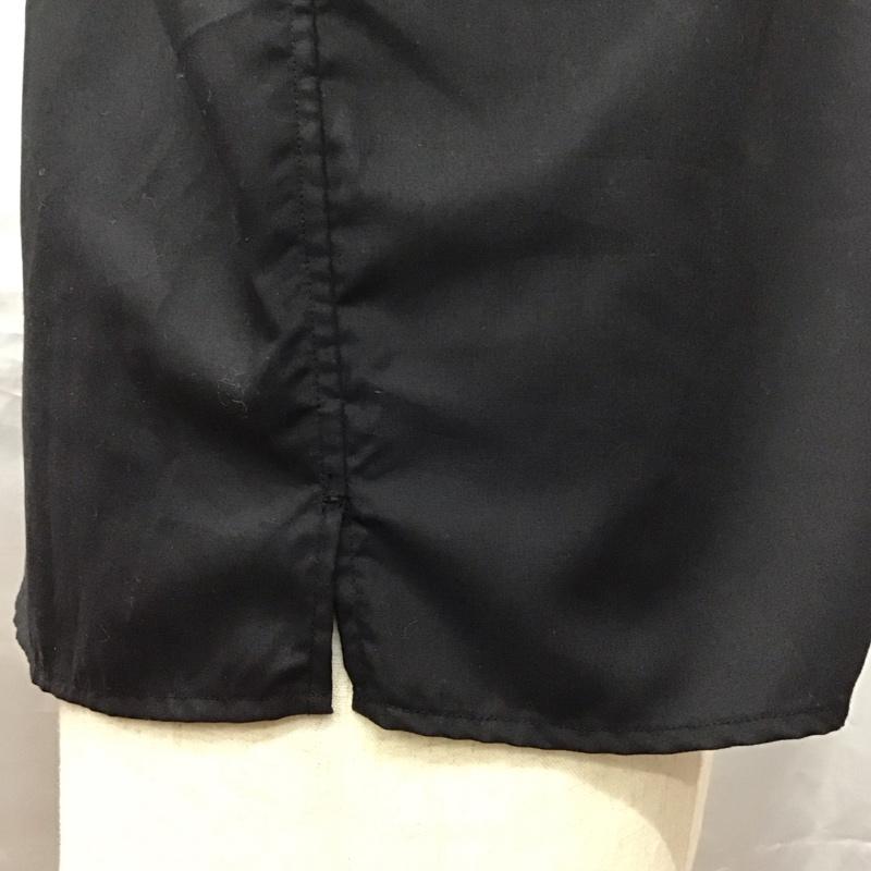 ユナイテッドアローズグリーンレーベルリラクシング UNITED ARROWS green label relaxing シャツ、ブラウス 半袖 半袖シャツ カラーシャツ 半袖カットソー ポケットシャツ S 無地 黒 / ブラック /  メンズ USED 古着 中古 10113216