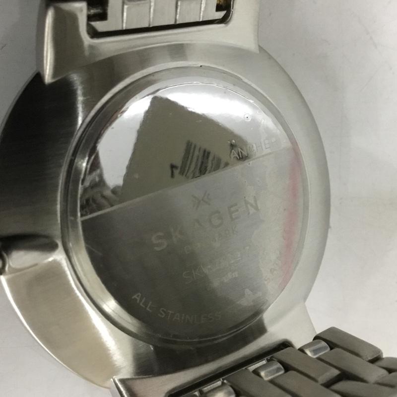 スカーゲン SKAGEN 腕時計 アナログ(クォーツ式) SKW6247 箱有 ロゴ、文字 銀 / シルバー / メンズ USED 古着 中古 10127057