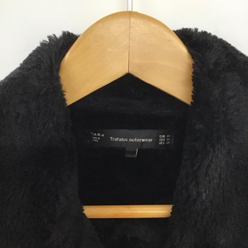 ザラ ZARA ジャケット、上着 ジャケット、ブレザー XS 無地 黒 / ブラック / レディース USED 古着 中古 10139776