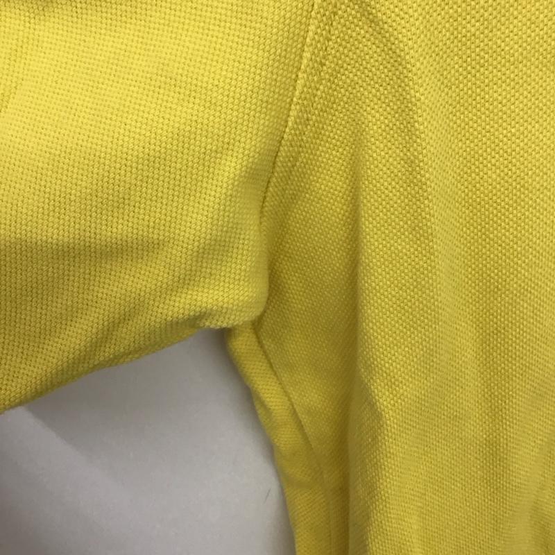 チャムス CHUMS ポロシャツ 半袖 CH02-1158 ロゴポロシャツ 半袖カットソー L ロゴ、文字 黄 / イエロー / メンズ USED 古着 中古 10135857