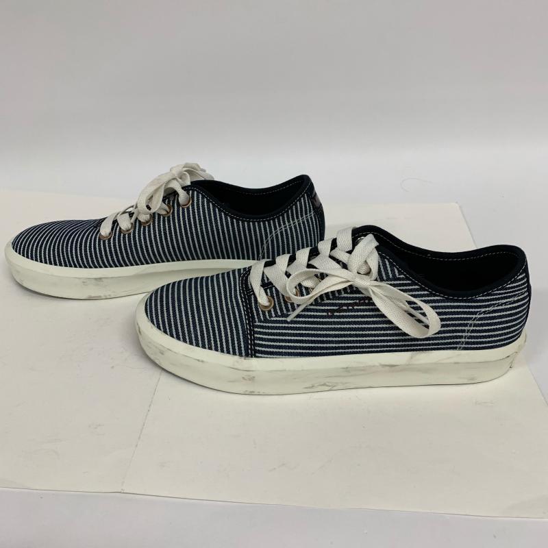 ジースターロゥ G-STAR RAW スニーカー スニーカー ストライプ インディゴ / インディゴ / X 白 / ホワイト / メンズ USED 古着 中古 10014692