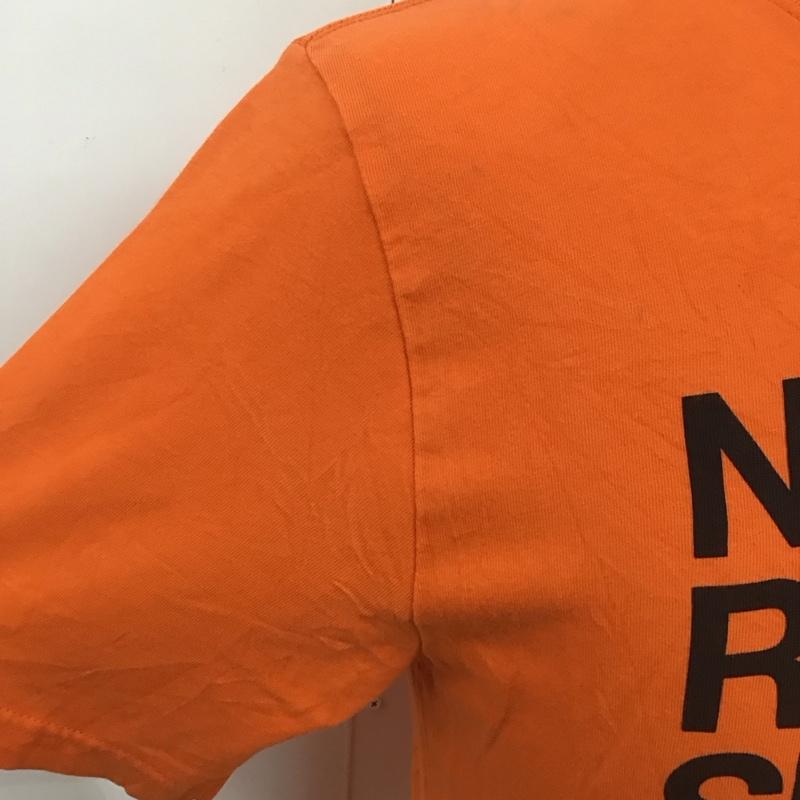 ナイキ NIKE Tシャツ 半袖 半袖カットソー プリントTシャツ クルーネックカットソー スポーツウェア S プリント 橙 / オレンジ / メンズ USED 古着 中古 10107254