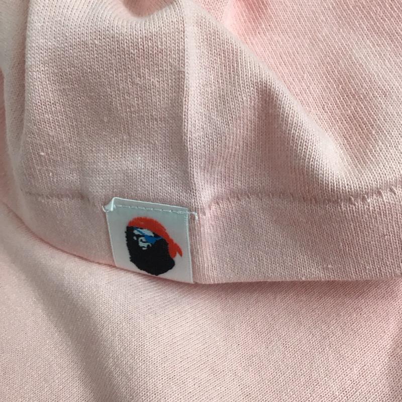 アベイシングエイプ A BATHING APE Tシャツ 半袖 パイレーツ BABY MILO S プリント 桃 / ピンク / レディース USED 古着 中古 10113805