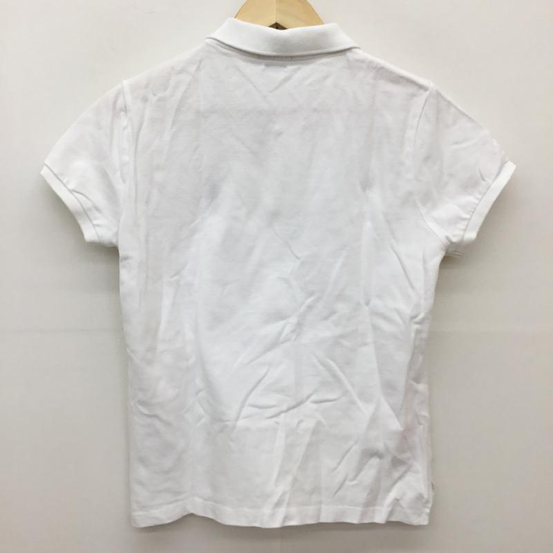ポロラルフローレン POLO RALPH LAUREN カットソー 半袖 ポロシャツ M ロゴ、文字 白 / ホワイト / レディース USED 古着 中古 10135644