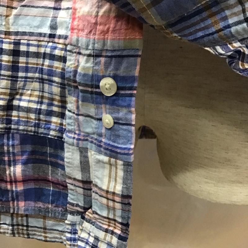 ブルックスブラザーズ BROOKS BROTHERS シャツ、ブラウス 半袖 半袖シャツ カラーシャツ 半袖カットソー チェックシャツ M チェック マルチカラー / マルチカラー /  メンズ USED 古着 中古 10111460