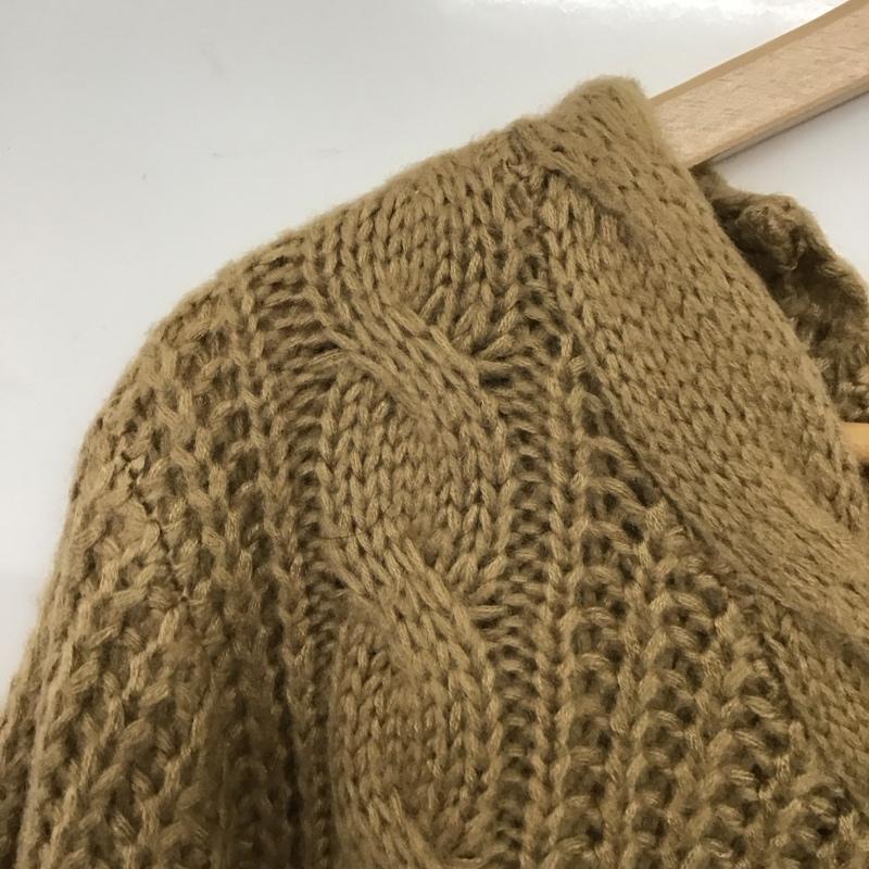 デイシー DEICY ニット、セーター 長袖 FREE 無地 茶 / ブラウン / レディース USED 古着 中古 10132858