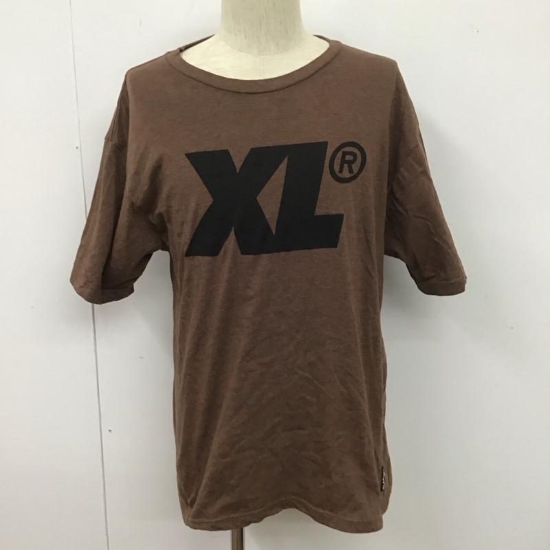 エクストララージ XLARGE Tシャツ 半袖 半袖カットソー プリントTシャツ クルーネックカットソー L プリント 茶 / ブラウン / メンズ USED 古着 中古 10106764