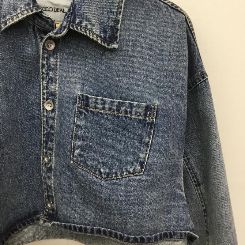ココ ディール COCO DEAL ジャケット、上着 ジャケット、ブレザー 2 無地 青 / ブルー / レディース USED 古着 中古 10136779