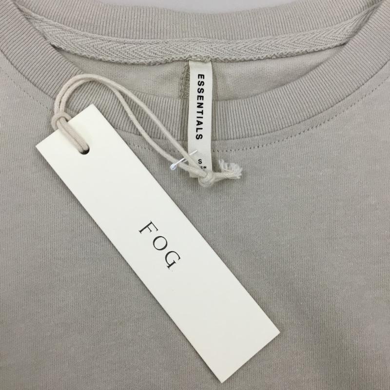 エッセンシャルズ ESSENTIALS Tシャツ 半袖 半袖カットソー プリントTシャツ クルーネックカットソー S 無地 ベージュ / ベージュ /  メンズ USED 古着 中古 10109294