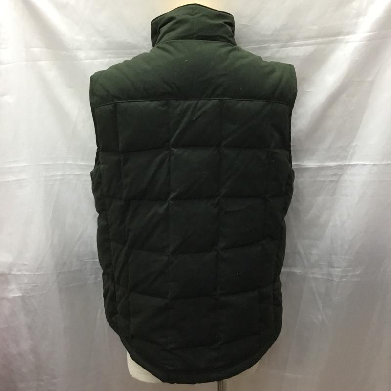 エルエルビーン L.L.Bean ベスト ベスト DBM2 ダウンベスト S ロゴ、文字 緑 / グリーン / X ダークブラウン / ダークブラウン / メンズ USED 古着 中古 10111395