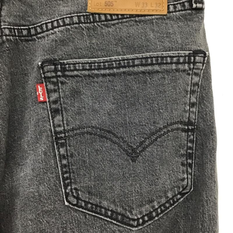 リーバイストラウスアンドコー Levi Strauss & co. パンツ デニム、ジーンズ デニムパンツ ワイドパンツ カジュアルパンツ ストレッチ 33インチ 無地 灰 / グレー / メンズ USED 古着 中古 10134951