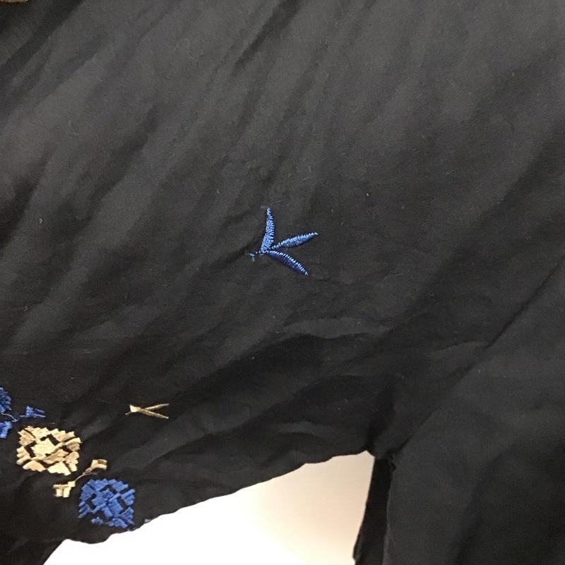 ザラウーマン ZARA WOMAN カットソー 半袖 半袖カットソー シャツカットソー フレア L 刺繍 マルチカラー / マルチカラー / レディース USED 古着 中古 10124070