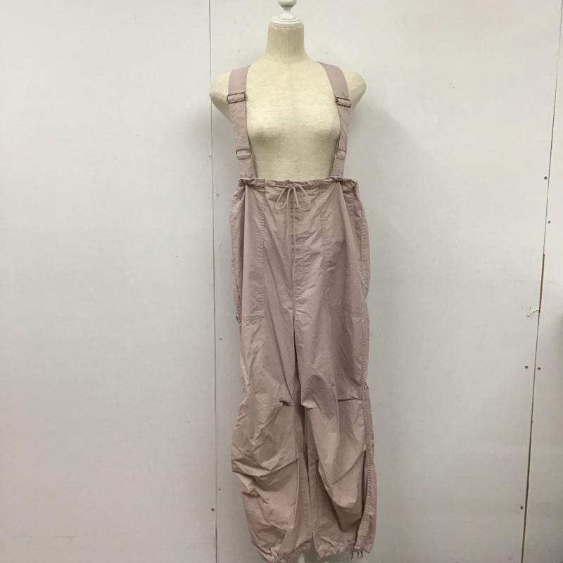 ダブルクローゼット w closet ボトムス ボトムス サロペット FREE 無地 桃 / ピンク / レディース USED 古着 中古 10126559