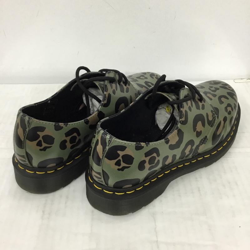 ドクターマーチン Dr.Martens カジュアルシューズ カジュアルシューズ 27686384 Distorted Leopard Smooth 3ホール UK8 箱有 US:9 ヒョウ柄・レオパード柄 黒 / ブラック / X ベージュ / ベージュ / X カーキ / カーキ / メンズ USED 古着 中古 10109892