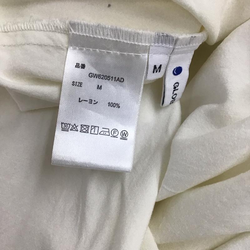 グローバルワーク GLOBAL WORK シャツ、ブラウス 長袖 GW620511AD 2WAY レーヨンロングシャツ バンドカラー チュニック M 無地 アイボリー / アイボリー / レディース USED 古着 中古 10109025