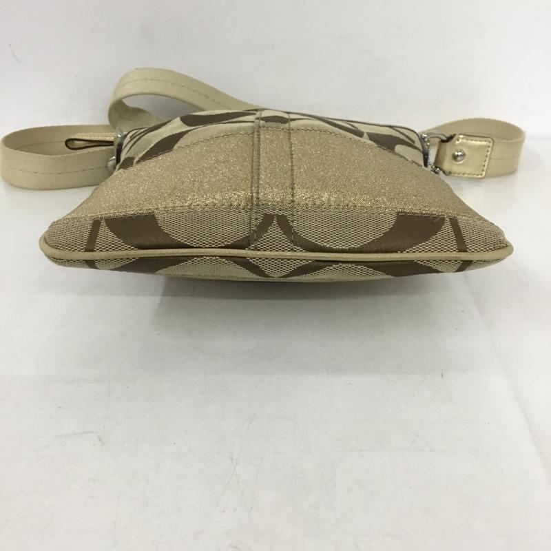 コーチ COACH ショルダーバッグ ショルダーバッグ 総柄 ベージュ / ベージュ / X 金 / ゴールド / レディース USED 古着 中古 10131240