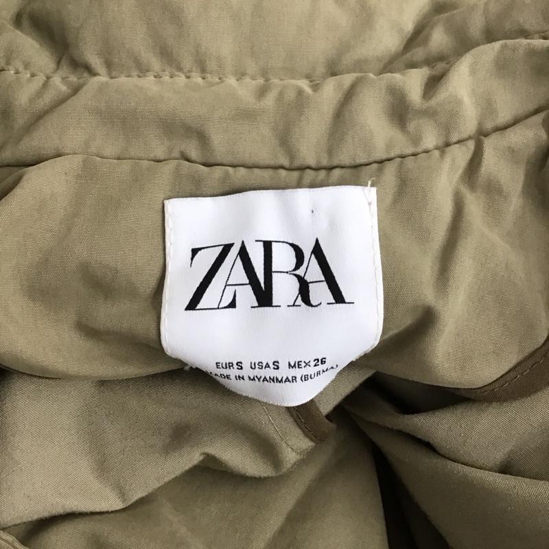 ザラ ZARA ジャケット、上着 ジャケット、ブレザー ロングコート カラージャケット アウター S 無地 カーキ / カーキ / レディース USED 古着 中古 10126676