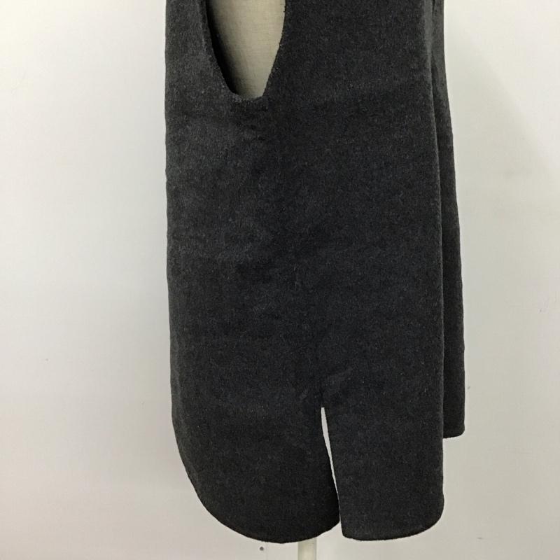 ユナイテッドアローズグリーンレーベルリラクシング UNITED ARROWS green label relaxing ベスト ベスト 無地 チャコールグレー / チャコールグレー / レディース USED 古着 中古 10123607