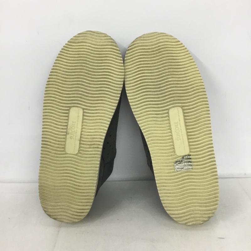 スイコック suicoke カジュアルシューズ カジュアルシューズ ムートンスニーカー スリッポン 25cm 25.0cm 無地 灰 / グレー / レディース USED 古着 中古 10133907