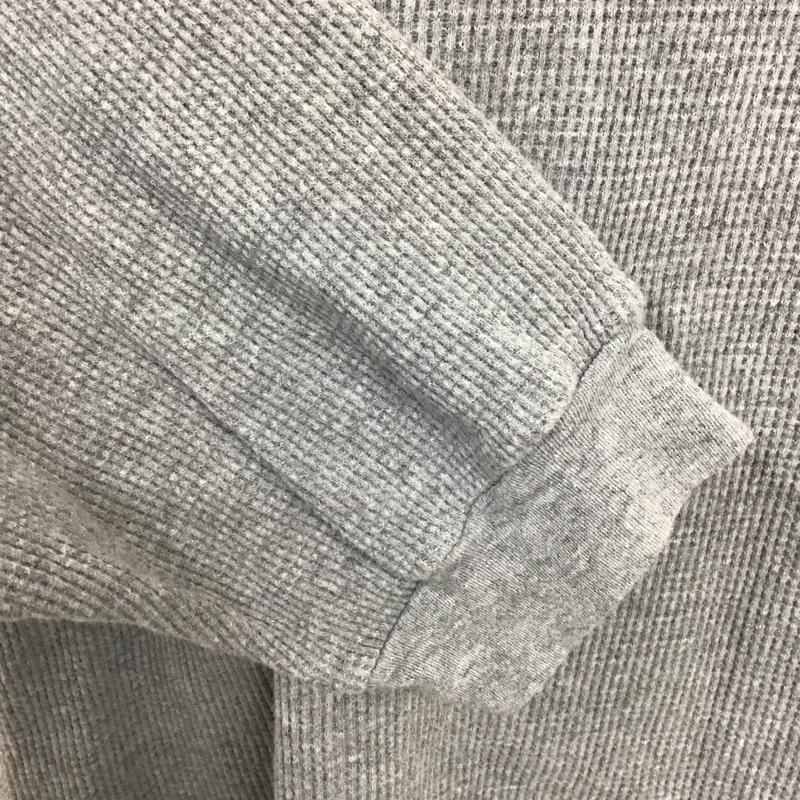 ハーレーダビッドソン Harley-Davidson カットソー 長袖 長袖カットソー ヘンリーネックカットソー 長袖Tシャツ ロングスリーブカットソー 古着 ロゴ、文字 灰 / グレー / メンズ USED 古着 中古 10107732